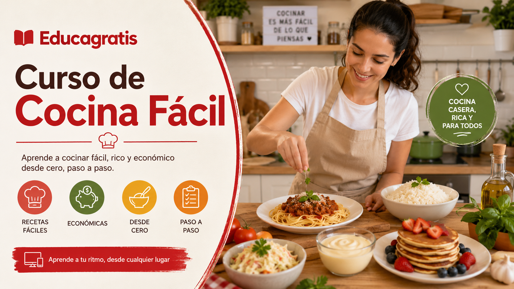 Curso de Cocina Facil