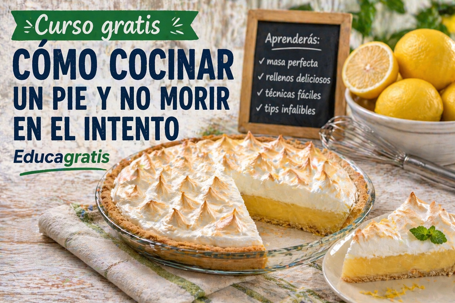 Como cocinar un Pie y no morir en el intento
