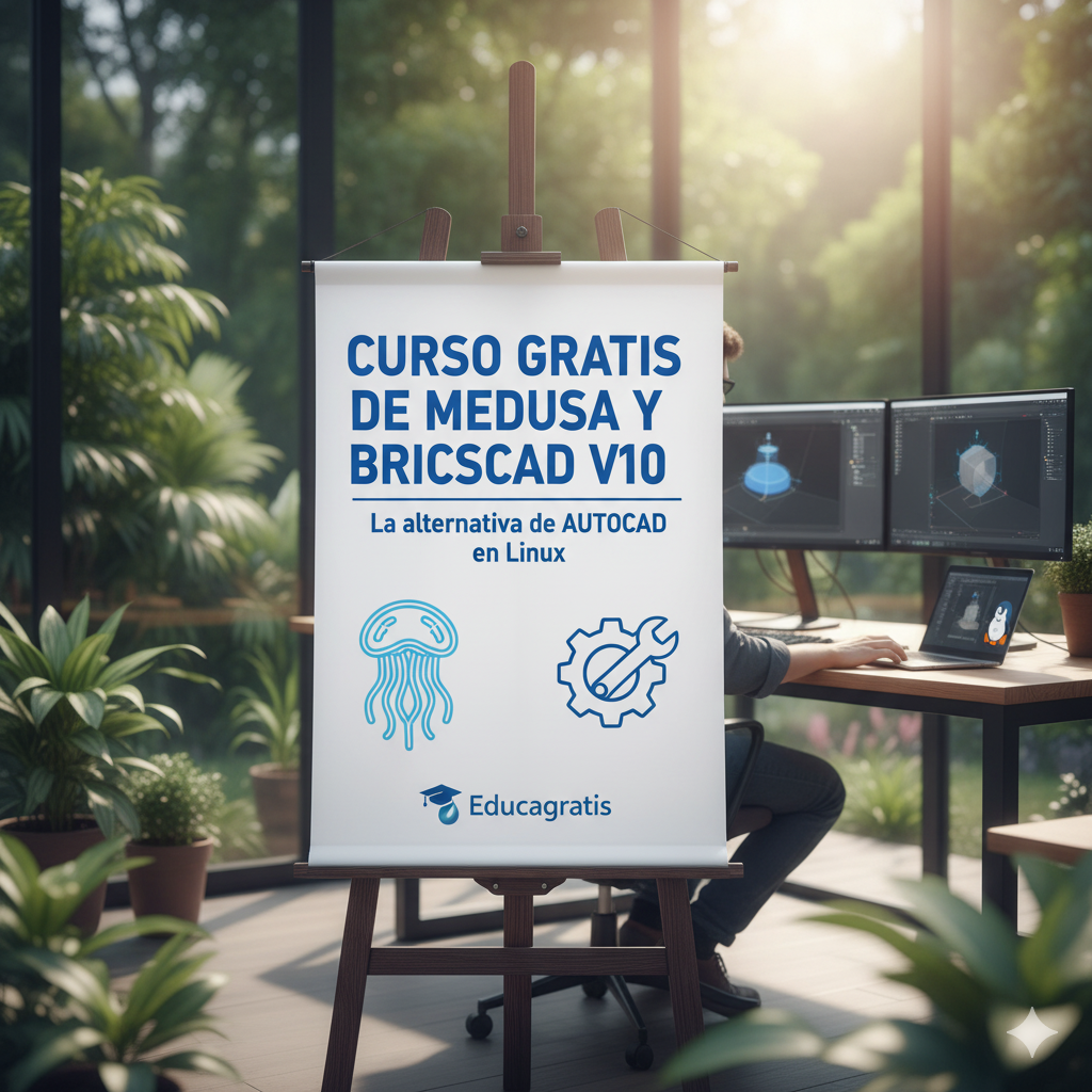 Curso Gratis de MEDUSA y BRICSCAD