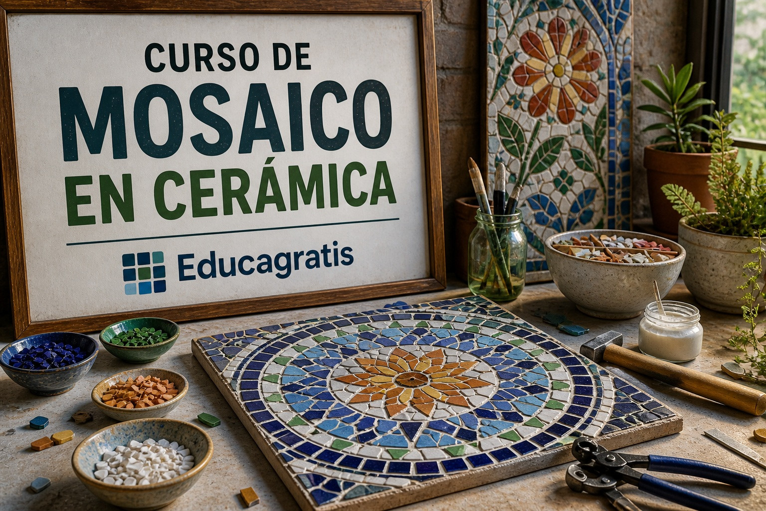 Curso de Mosaico en Cerámica
