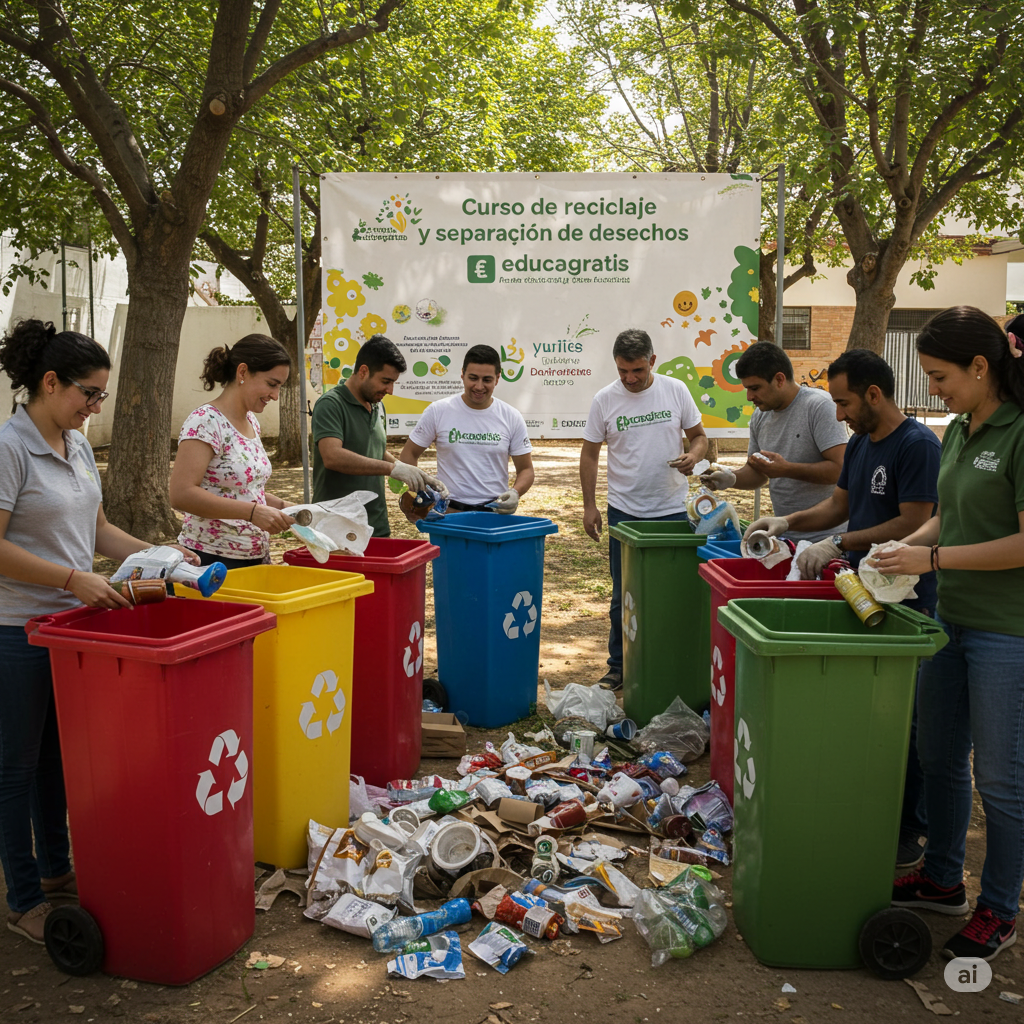 Curso de reciclaje y separación de desechos en Educagratis