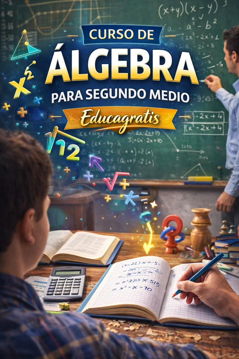 Curso de Algebra para Segundo Medio cuarto 4to ESO