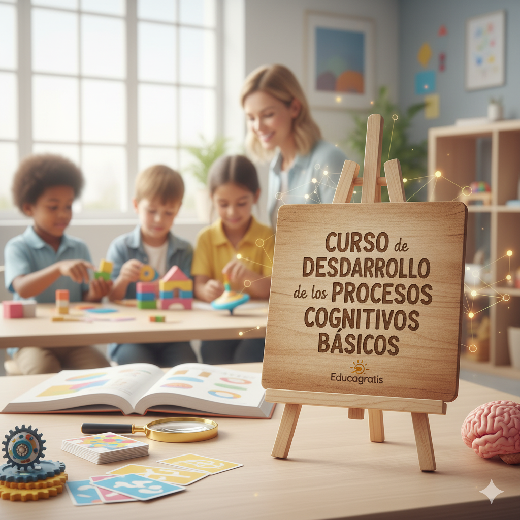 Curso gratis sobre el Desarrollo de los Procesos Cognitivos Básicos