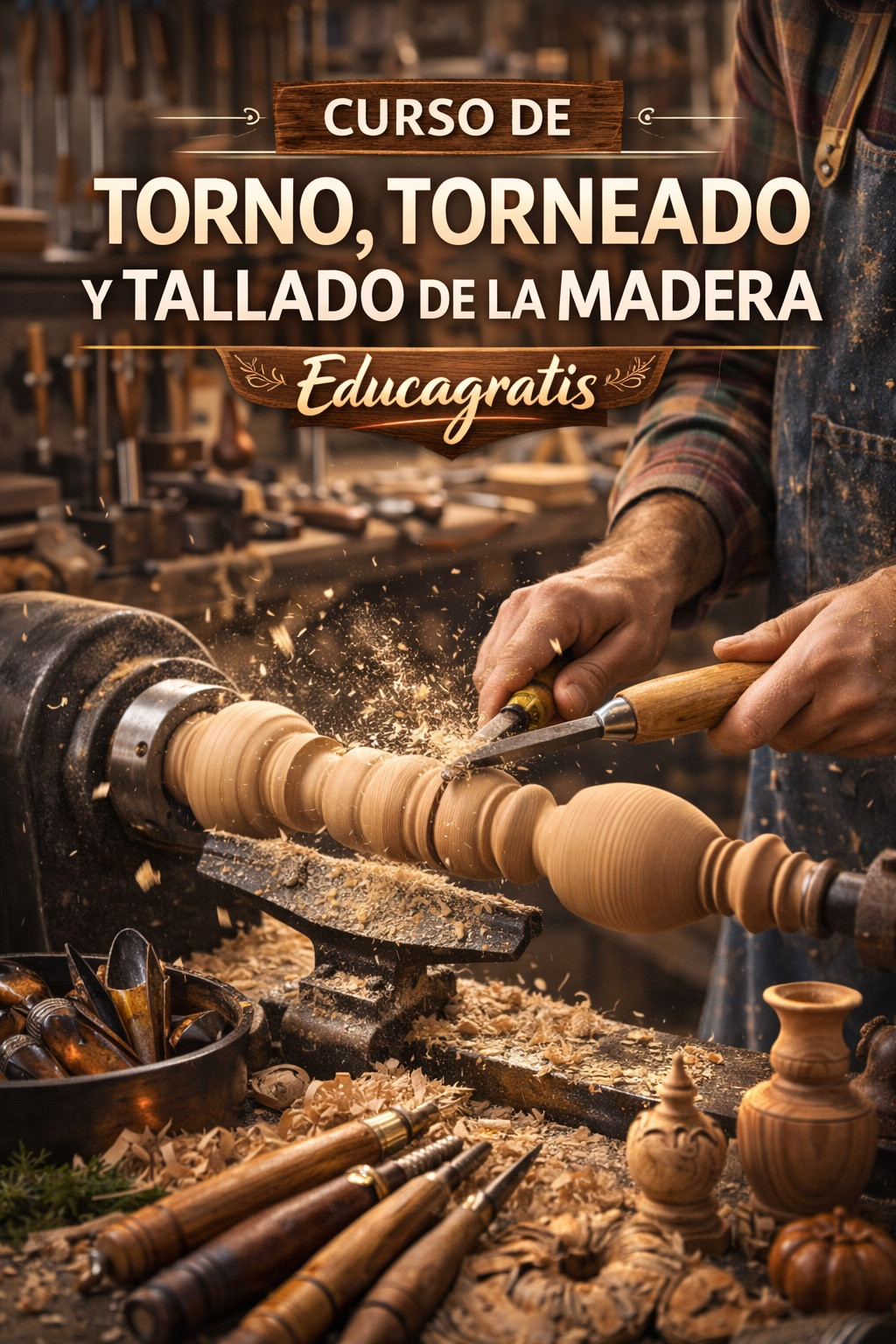 Curso de Torno Torneado de la Madera