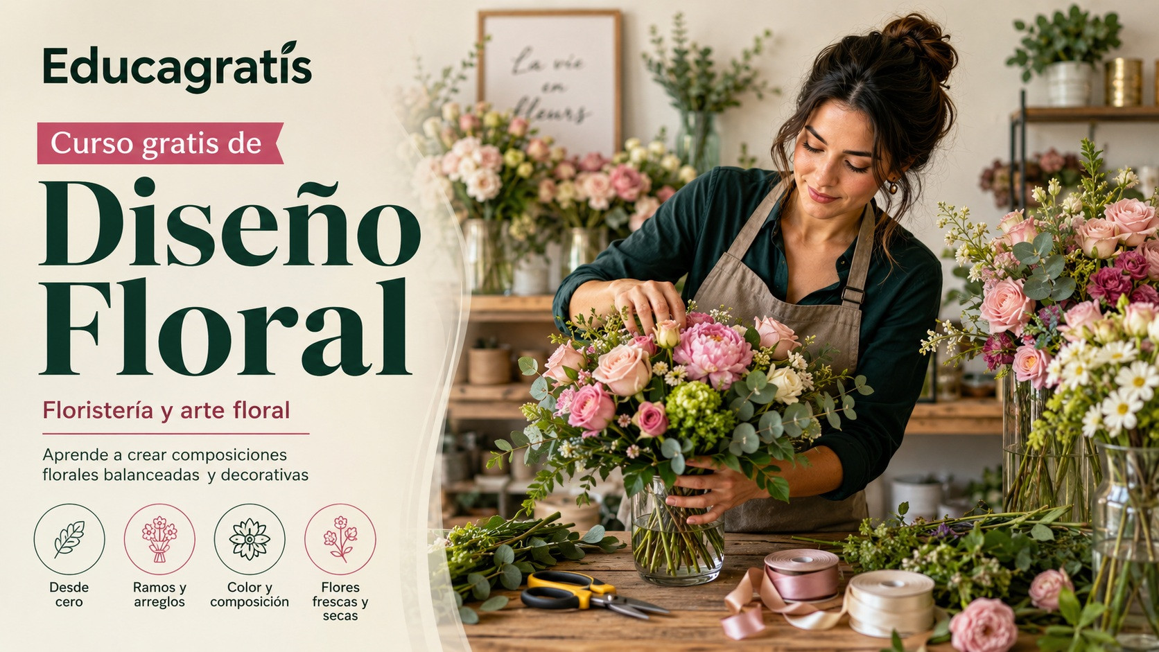 Curso de Diseño Floral
