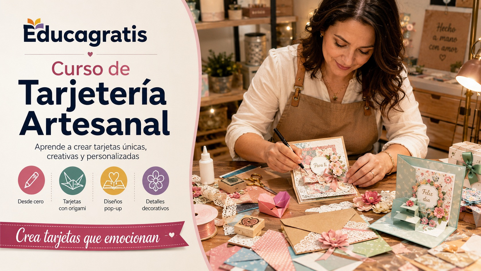 Curso de Tarjetería Artesanal