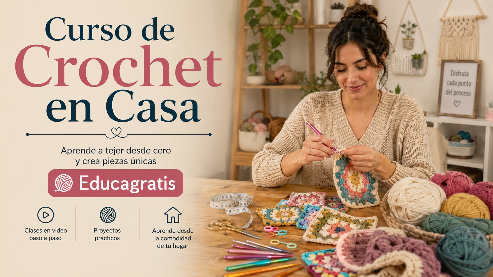 Curso de Crochet en Casa