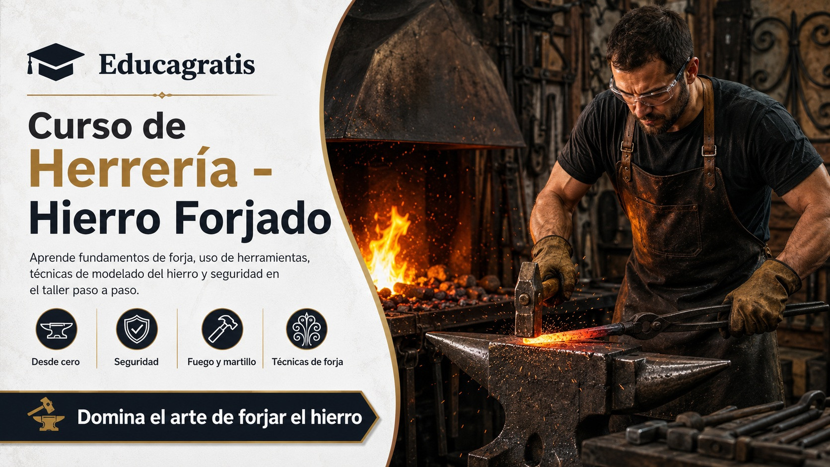 Curso de Herreria Hierro Forjado