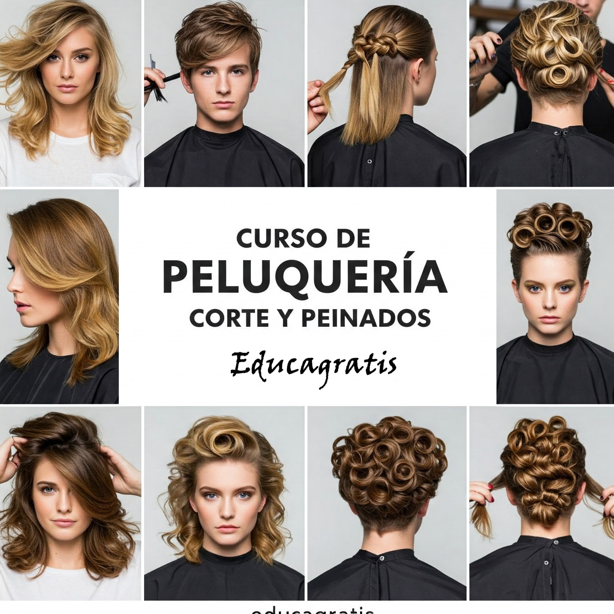 Curso de Peluquería, Corte y Peinados 