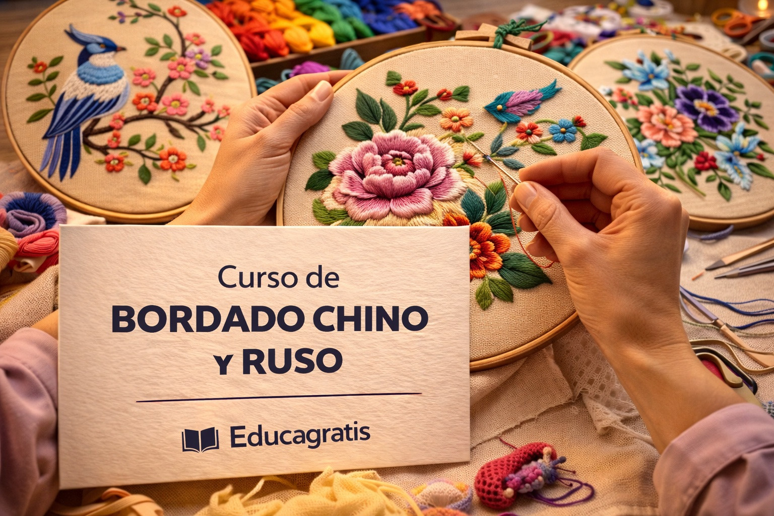Curso de Bordado Chino y Ruso