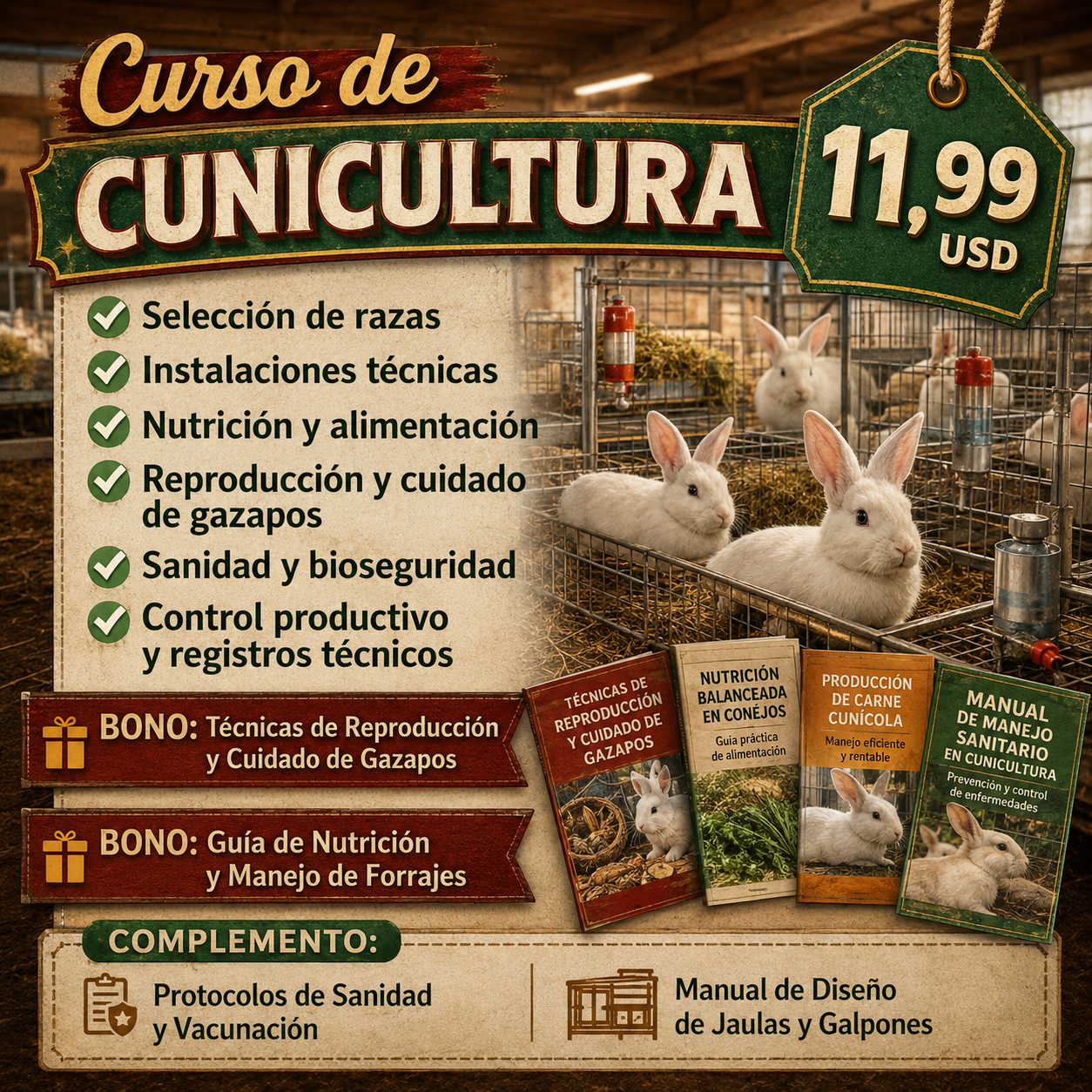 Curso de Cunicultura