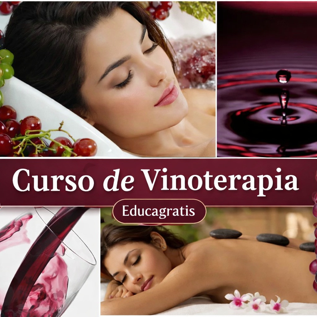 Curso de Vinoterapia - Vida Salud con Vino