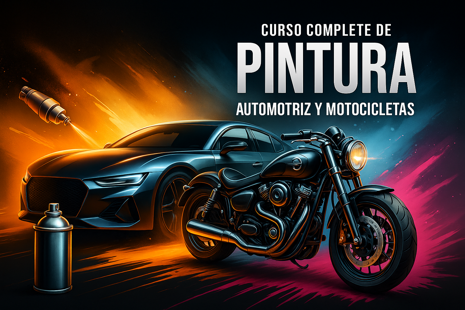Curso completo de Pintura Automotriz