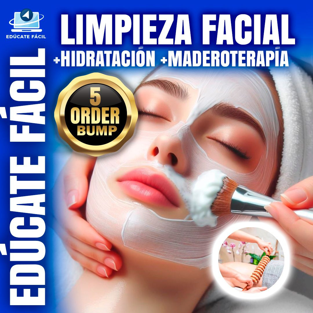 Limpieza Facial Hidratación Maderoterapia