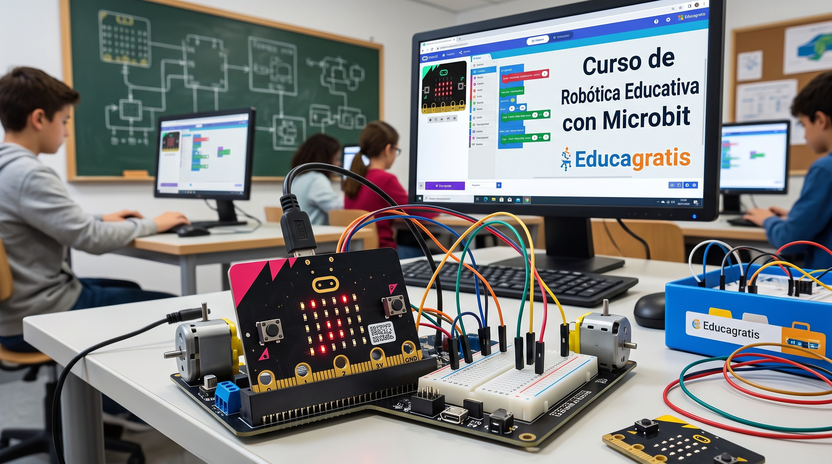 Curso de Robótica Educativa con Microbit