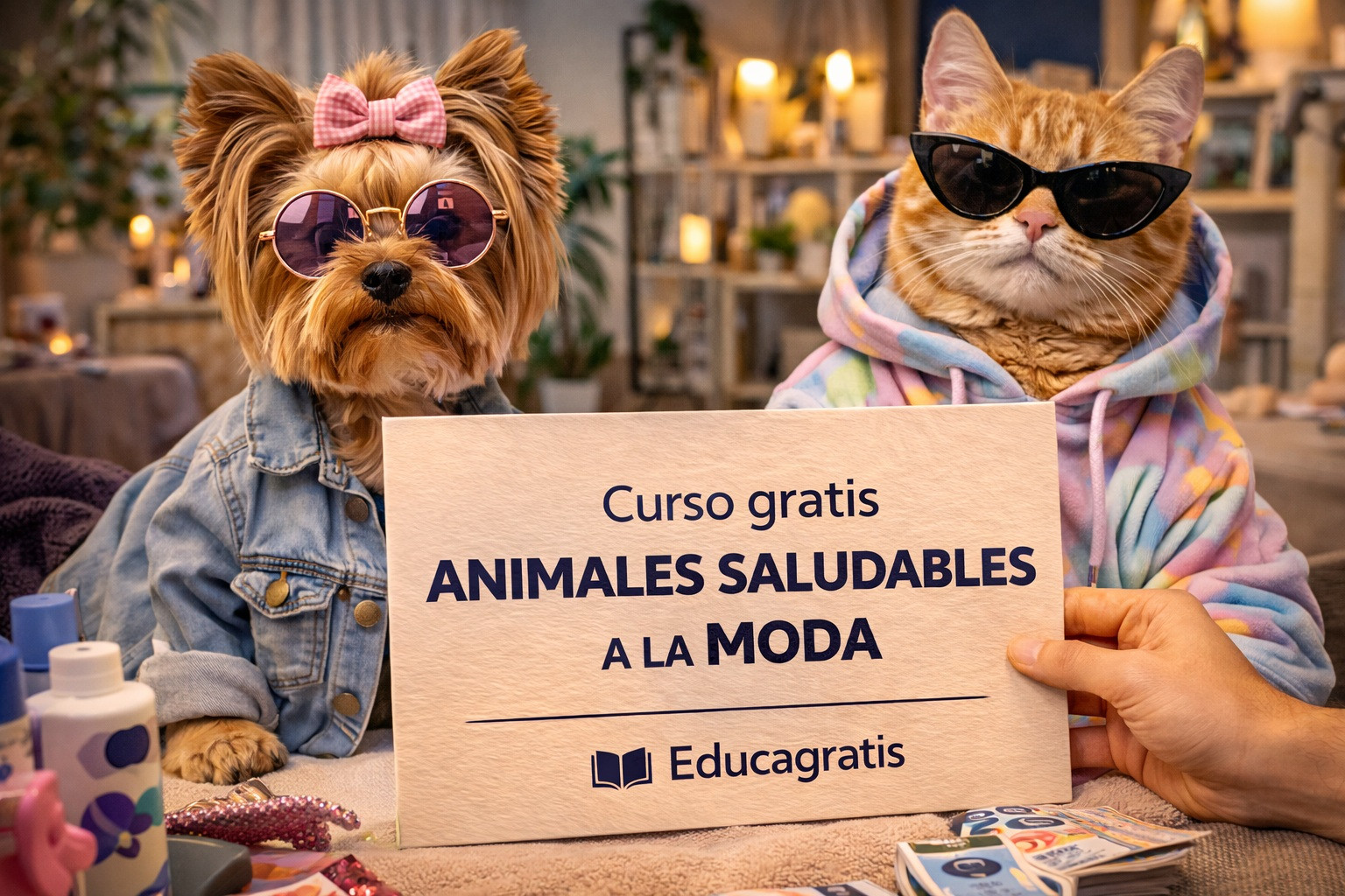 Curso gratis Animales Saludables a la Moda