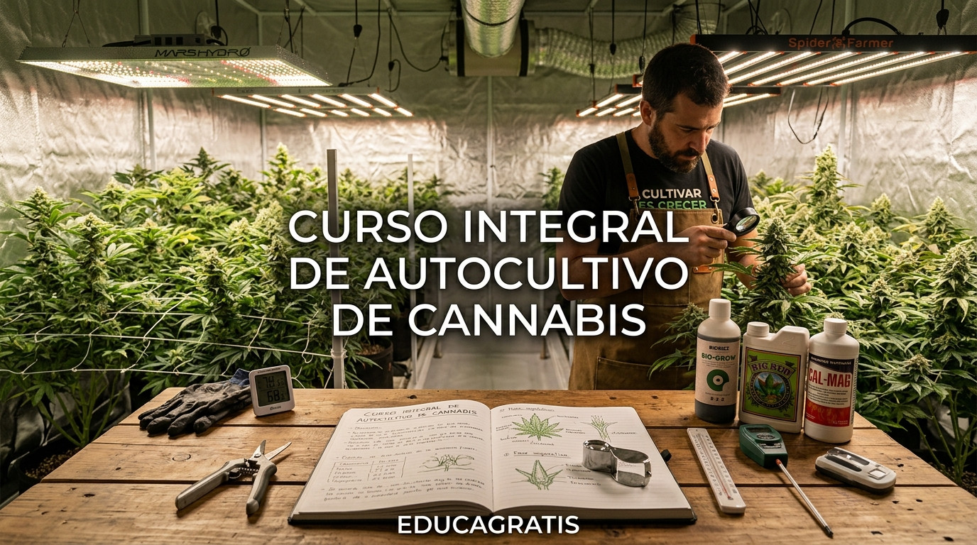 Curso integral de autocultivo de cannabis
