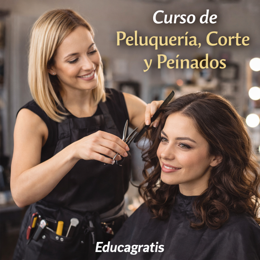Curso de Peluquería Corte y Peinados