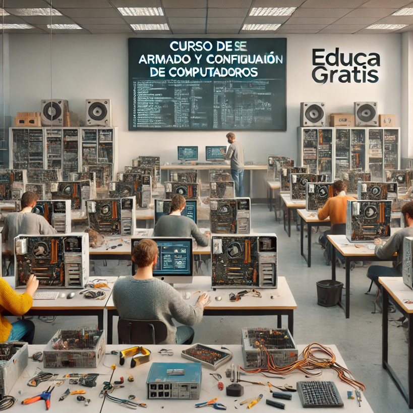 Curso Armado y Configuración de Computadores en Educagratis