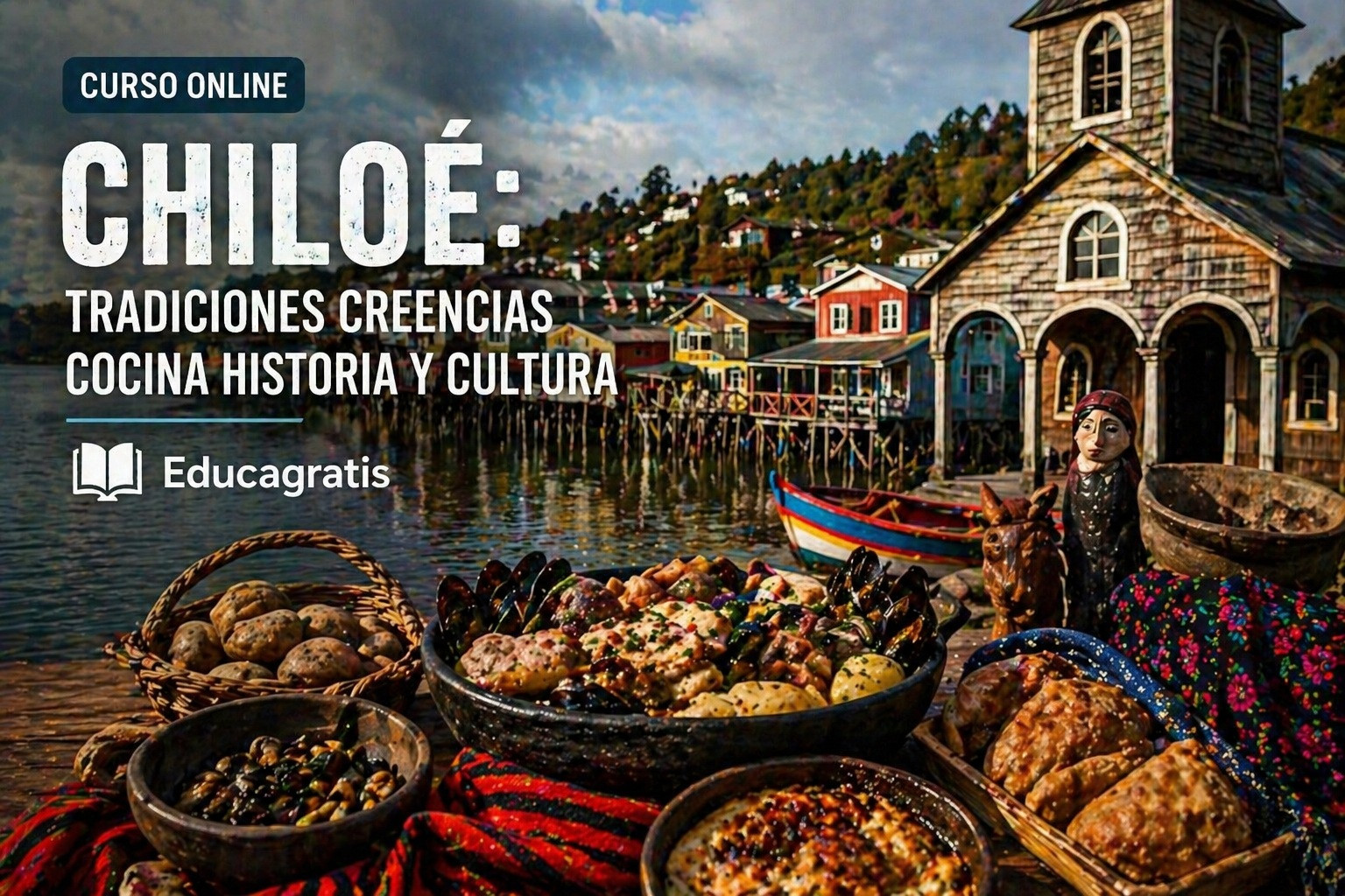 Curso online sobre Chiloé: Tradiciones Creencias Historia Turismo