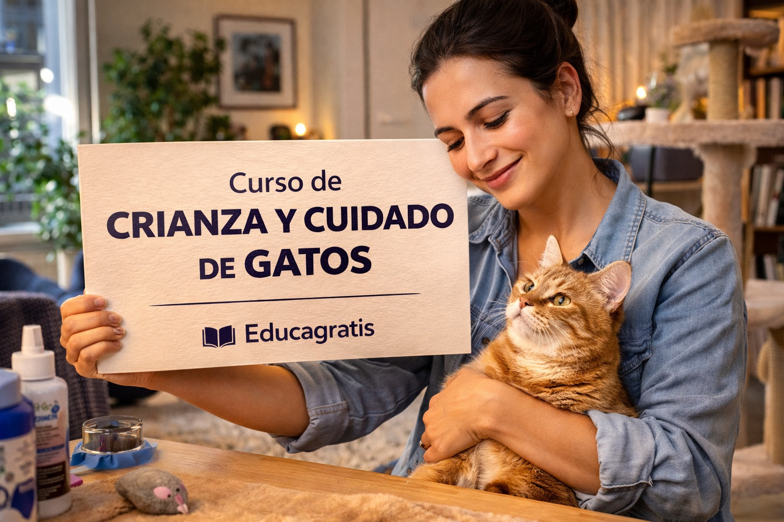 Curso de Crianza y Cuidado de Gatos